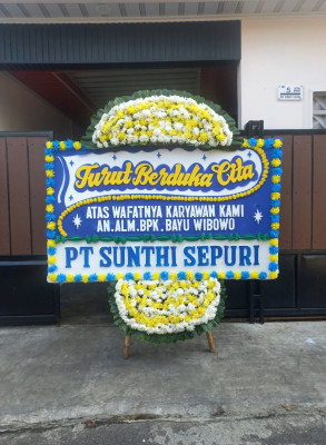 Papan Bunga Duka di Babakan